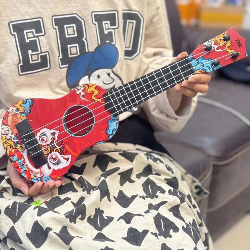 Children Can Pluck Strings And Play Yukrili Toys Beginners' Level Guitar Puzzle And Musical Instruments