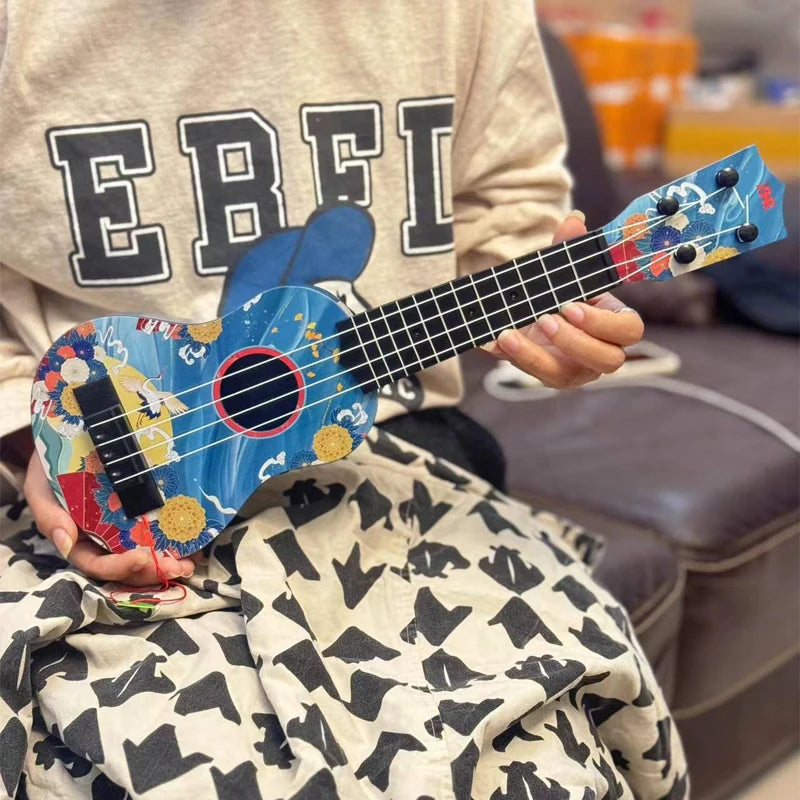 Children Can Pluck Strings And Play Yukrili Toys Beginners' Level Guitar Puzzle And Musical Instruments