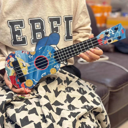 Children Can Pluck Strings And Play Yukrili Toys Beginners' Level Guitar Puzzle And Musical Instruments