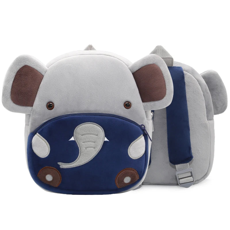 Cartoon cute plush backpack animal backpack boy girl school backpack outing leisure bag