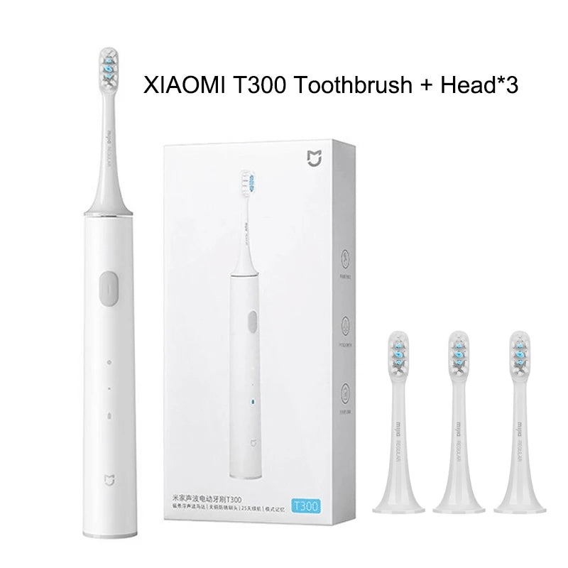 XIAOMI MIJIA T300 Electric Toothbrush IPX7 Waterproof Smart Sonic Brush Ultrasonic Whitening Teeth Tooth Brush For Toothbrushes