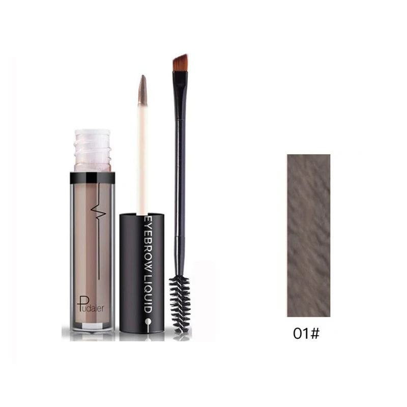 Long Lasting Pigment Black Brown Waterproof with Brush Eye Brow Tint Tattoo Mascara Wunder Eyebrow Enhencers Cosmetics