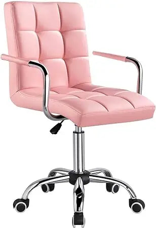 Modern Faux Leather/Velvet Office Desk Chair with Low/Mid-back/with Wheels Modern Office Chair Adjustable Home Computer Chair