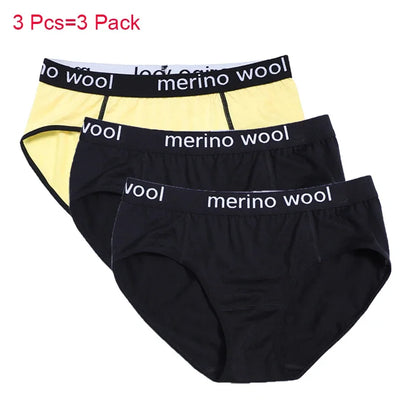 Women's 100% Merino Wool Bikini Brief Merino Underwear Lightweight Briefs Women Sports Active Panties Soft Breathable Anti-Odor