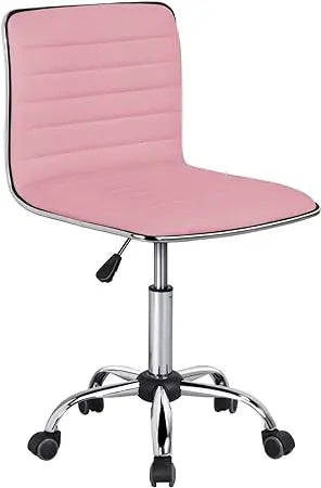 Modern Faux Leather/Velvet Office Desk Chair with Low/Mid-back/with Wheels Modern Office Chair Adjustable Home Computer Chair