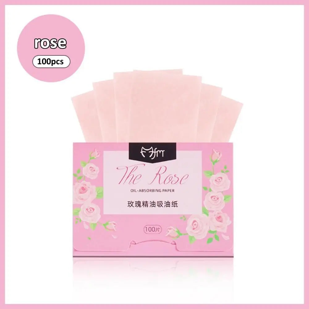 Face Oil Absorbing Paper Face Wipes Anti-Grease Paper Facial Absorbent Paper Woman Facial Care Paper Facial Cleaning