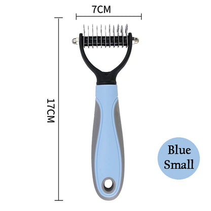 Professional Pet Deshedding Brush Dog Hair Remover Pet Fur Knot Cutter Puppy Cat Comb Brushes Dogs Grooming Shedding Supplies