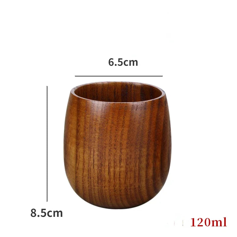 Japanese Wooden Bowls Jujube Wood Children Baby Adults Small Soup Bowls Solid Wood Salad Bowls Retro Household Tableware