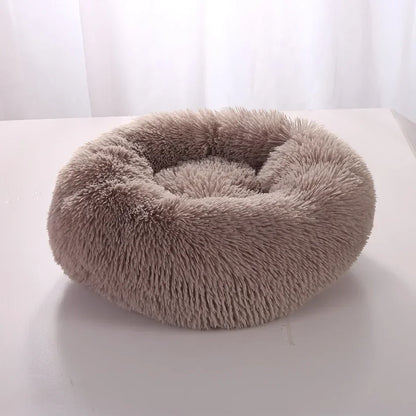 Super Soft Dog Bed Long Plush Cat Mat Dog Beds For Large Dogs Bed Labradors House Round Cushion Winter Warm Sleeping Pet Bed