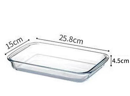 Bakeware Glass Platter for Oven Baking Tray Baking Tools and Accessories Kitchen Utensil Cooking Utensils Gadgets Dishes Pans