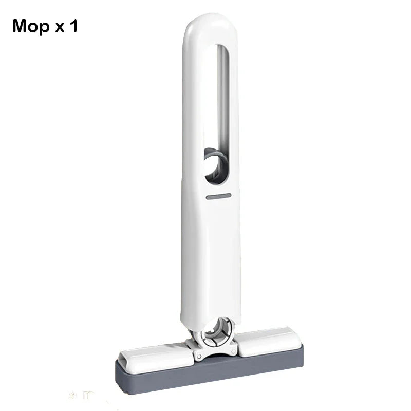 Powerful Squeeze Mini Mop Folding Home Cleaning Mops With Sponge Self-squeezing Floor Washing Mops Desk Window Car Clean Tools