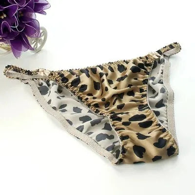 Fashion women's pure silk sexy bikini 100% Mulberry silk trigonometric panties brief