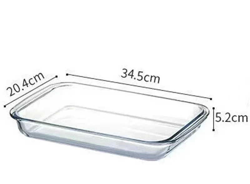 Bakeware Glass Platter for Oven Baking Tray Baking Tools and Accessories Kitchen Utensil Cooking Utensils Gadgets Dishes Pans