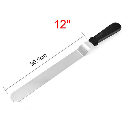 Stainless Steel Pastry Spatula Cake Cream Icing Frosting Spreader Smoothing Cake Decorating Tools Utensils Kitchen Accessories