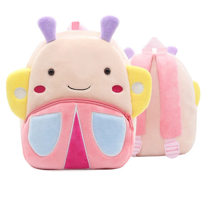 Cartoon cute plush backpack animal backpack boy girl school backpack outing leisure bag