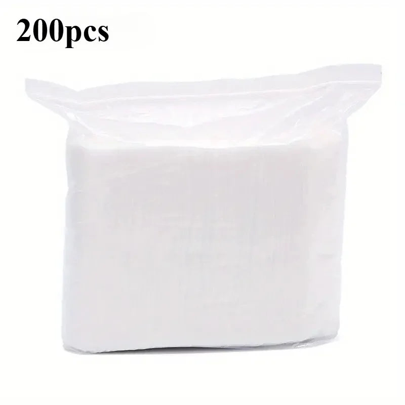 30/200Pcs Of Dust Removal Paper Disposable Household Dust Removal Cloth Electrostatic Mop Pad Floor Tile Floor Cleaning Supplies