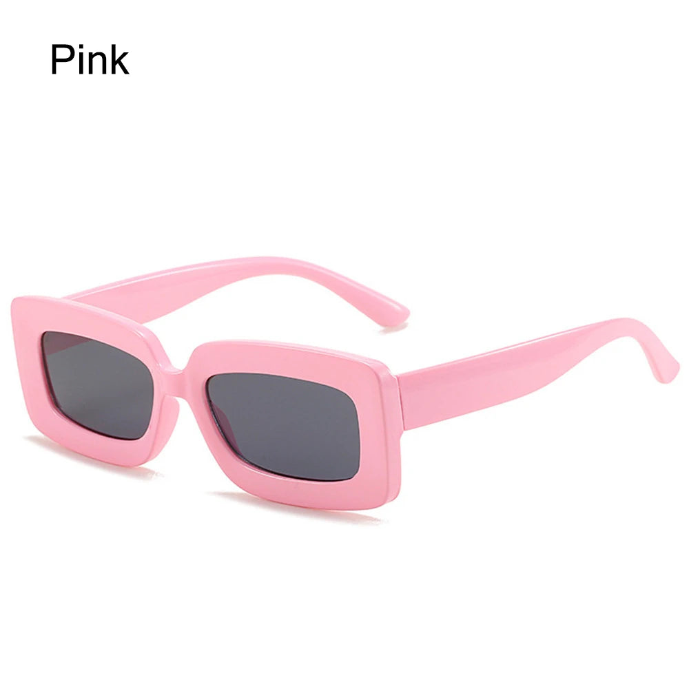 1PC Small Rectangle Sunglasses Women New Retro Square Narrow Frame Sun Glasses Trendy Vintage Streetwear Eyewear UV400