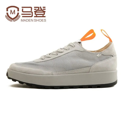 Maden Spring Vintage Jogging Shoes for Men Casual Low Top Running Sports Shoes Comfort Trainer Designer Breathable Sneakers