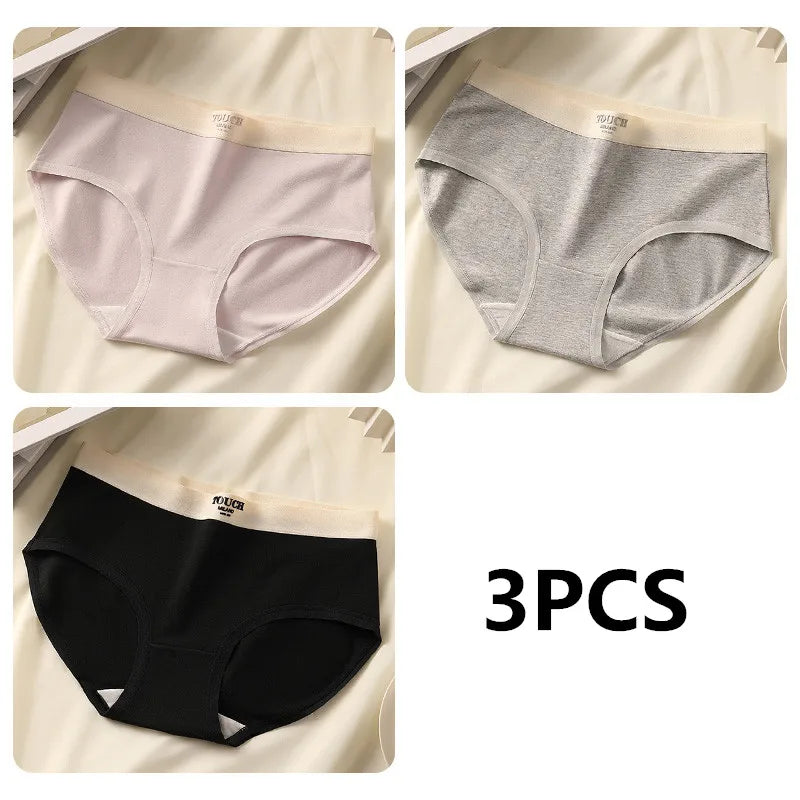 Sexy Panties Woman Cotton 100% Mid-rise Luxury Woman Lingerie Mini Panties for Women Female Underwear Plus Size Women's Briefs