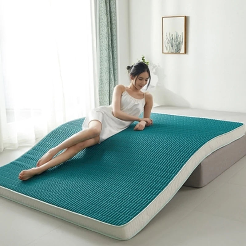 latex sponge filling Mattress Floor mat Foldable Slow rebound Tatami Cotton Cover Bedspreads 5/8cm thickness Size mattresses