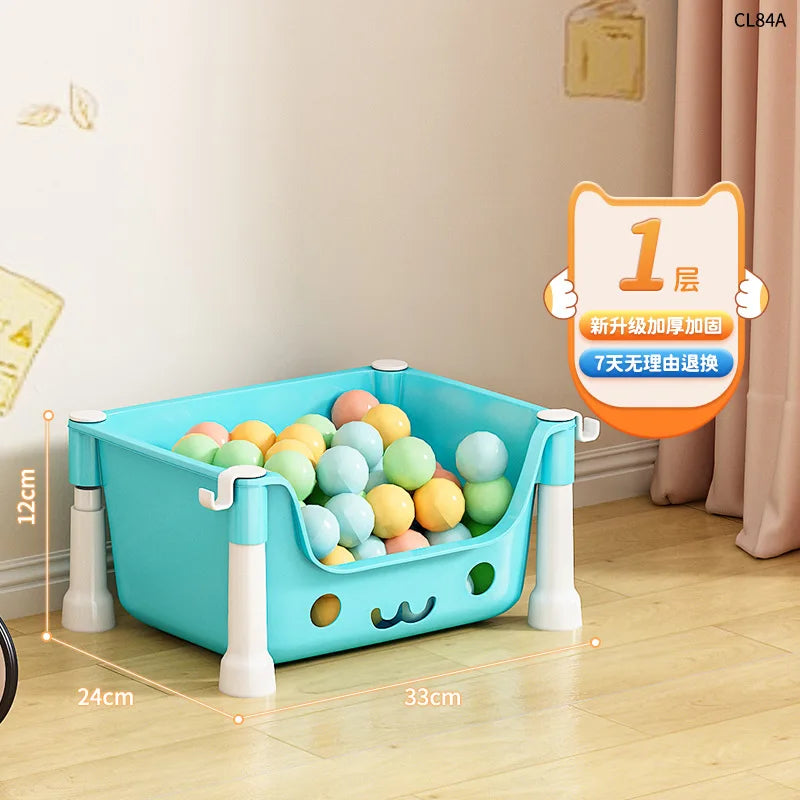 Toy Storage Trolley Bookshelf Snack Rack For Children Storage Organizer Bathroom Accessories Closet Organizer Kitchen Storage