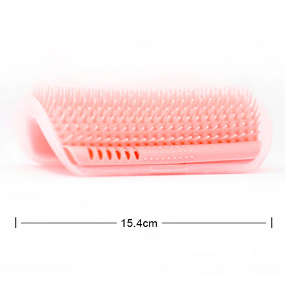 Pet Brush Comb Play Cat Toy Softer Cat Self Groomer Massage Comb with Catnip Cat Face Scratcher for Kitten Puppy Cat Accessories