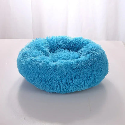 Super Soft Dog Bed Long Plush Cat Mat Dog Beds For Large Dogs Bed Labradors House Round Cushion Winter Warm Sleeping Pet Bed