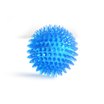 Pet Dog Toys Cat Puppy Sounding Toy Polka Squeaky Tooth Cleaning Ball TPR Training Pet Teeth Chewing Toy Thorn Balls Accessories