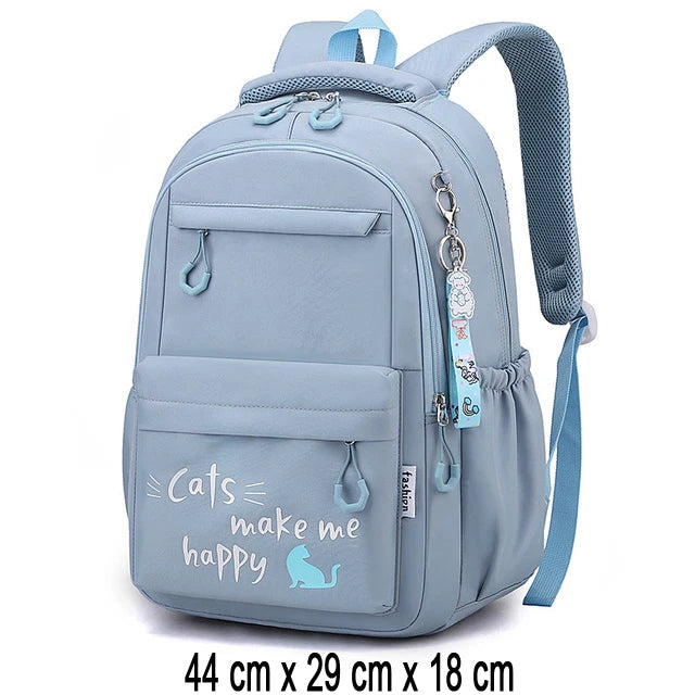 Girl School Bag Backpack Back Pack For Teenager Women Children Female Pink Schoolbag Primary High Bagpack Class Teens Child Kids