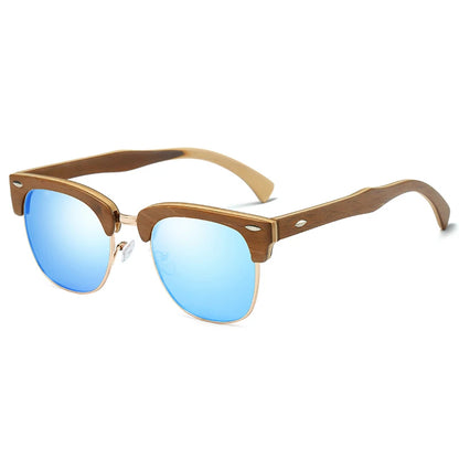 GM Brand Skateboard Wooden Frame Sunglasses Polarized / Bamboo Sunglasses and Support DropShipping / Provide Pictures 037