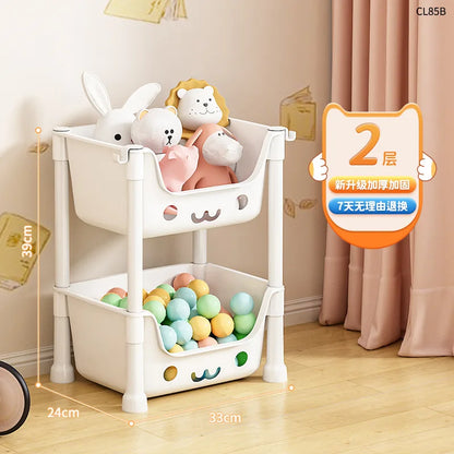 Toy Storage Trolley Bookshelf Snack Rack For Children Storage Organizer Bathroom Accessories Closet Organizer Kitchen Storage