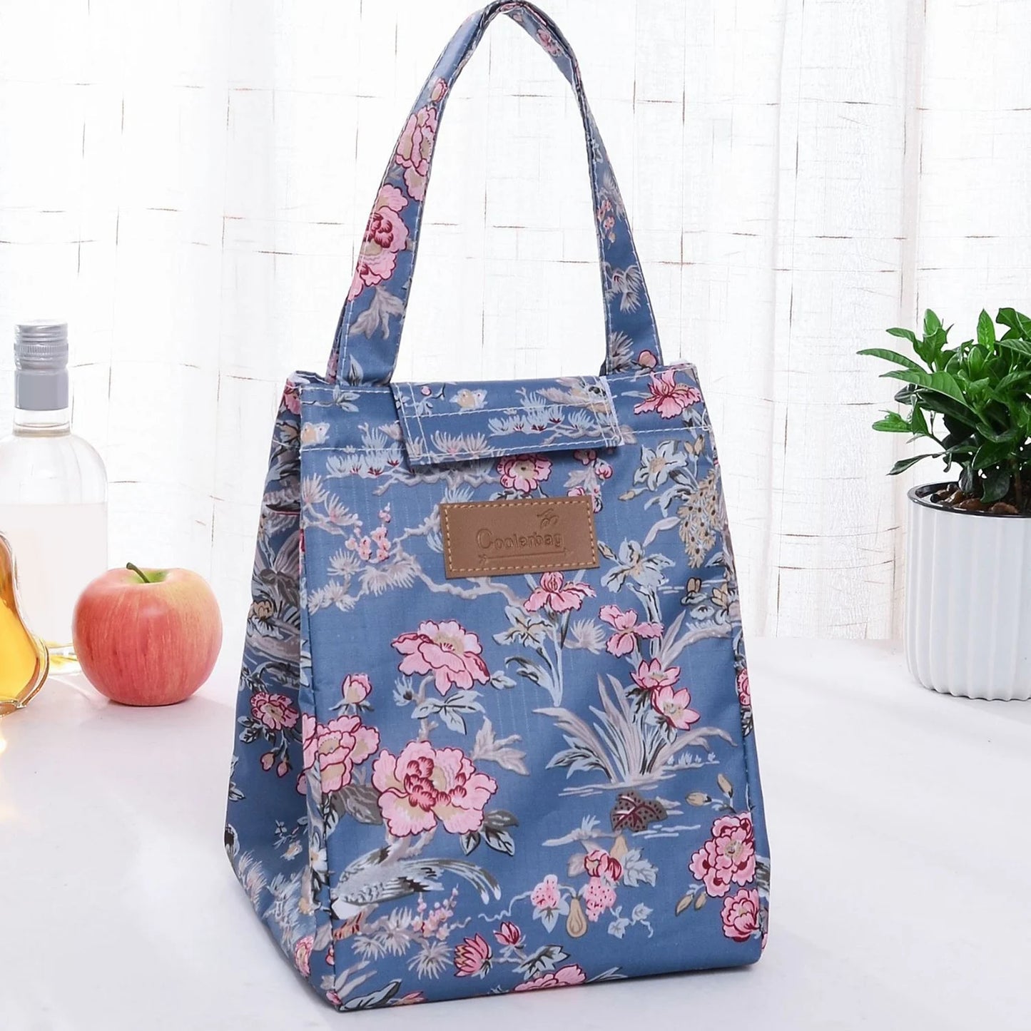 Fashion Insulated Lunch Bags For Men Women Breakfast Lunch Box Organizer Waterproof Camping Food Drink Cooler Bag Picnic Travel