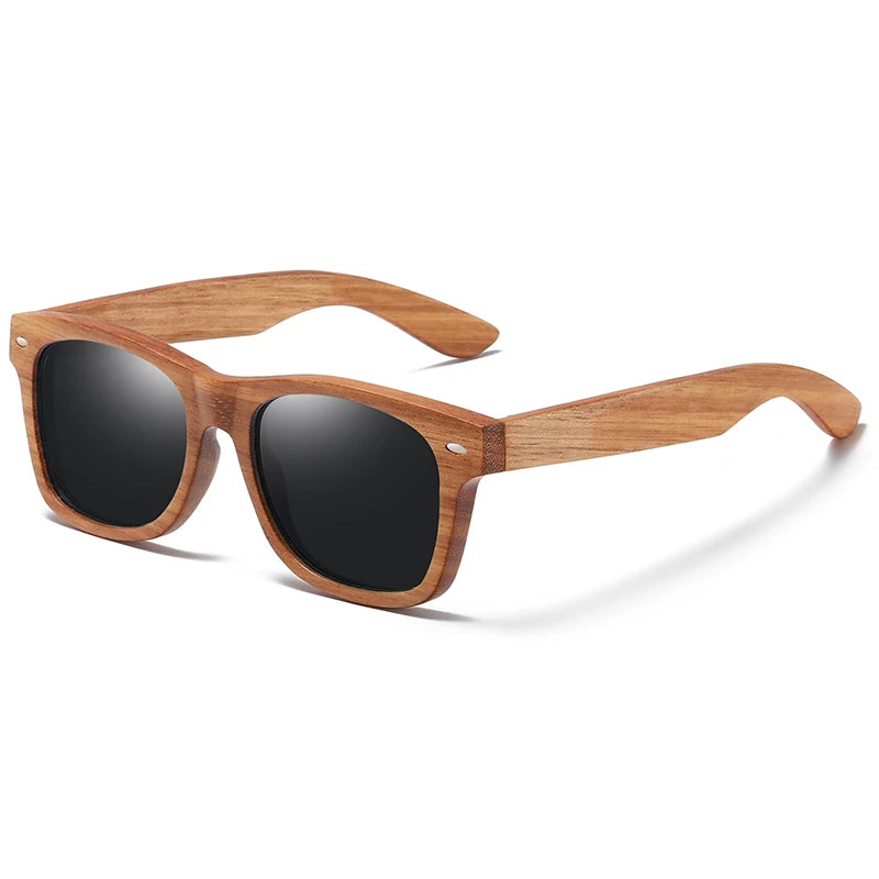 GM Natural Bamboo And Wooden Sunglasses VIP Manual Polarized Glasses Luxury brand Environmental Degradable Glasses Gift Box