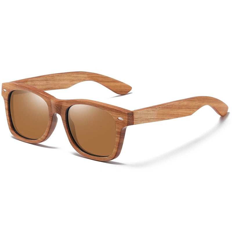 GM Natural Bamboo And Wooden Sunglasses VIP Manual Polarized Glasses Luxury brand Environmental Degradable Glasses Gift Box