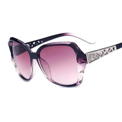 Fashion Square Sunglasses Women Luxury Brand Big Purple Sun Glasses Female Mirror Shades Ladies Oculos De Sol Feminino