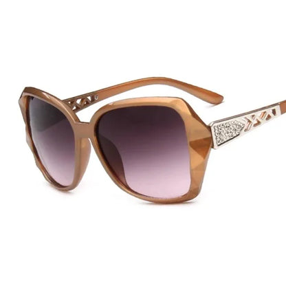 Fashion Square Sunglasses Women Luxury Brand Big Purple Sun Glasses Female Mirror Shades Ladies Oculos De Sol Feminino