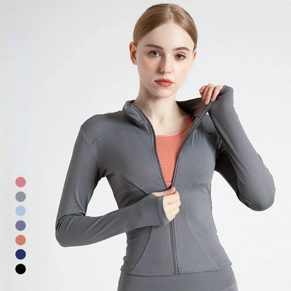 Women's Long Sleeve Fitness Jacket