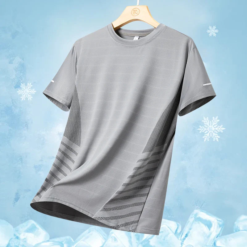 Men's Quick Dry Short Sleeve Breathable Fitness T-shirt