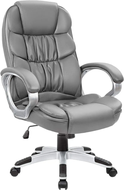 Homall Office Chair High Back Computer Desk Chair , PU Leather Adjustable Height Modern Executive Swivel Task Chair