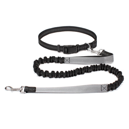 Hand Free Dog Leash for Pet Walking Running Jogging Adjustable Dog leash Waist Belt Chest Strap Traction Rope Dog Accessories