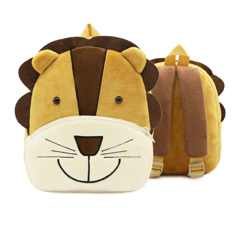 Cartoon cute plush backpack animal backpack boy girl school backpack outing leisure bag