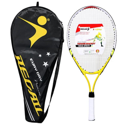 1pcs 23 Inch Special Tennis Racket for Teenagers Aluminum Alloy Tennis Racket Strong Nylon Wire Suitable for Children's Training