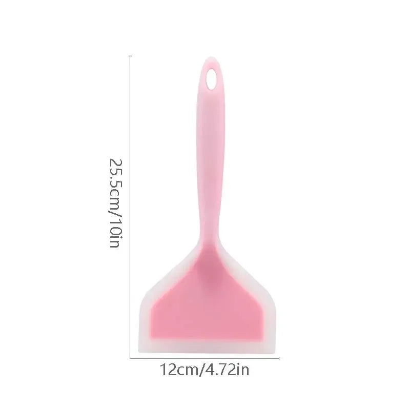 Silicone Spatula Wide Mouth Non-stick Scraper Steak Beef Egg Cooking Spatula Pancake Baking Tools Kitchen Cooking Shovel