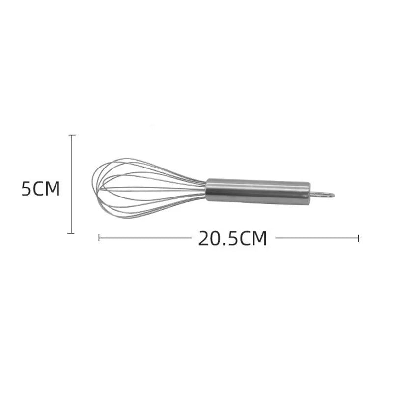 8/10/12 Inches Stainless Steel Egg Whisk Manual Kitchen Biscuit Pastry Blenders Milk Cream Butter Cake Mixer Food Baking Tools