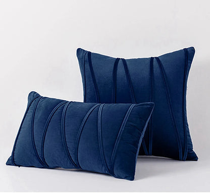 Inyahome New Art Velvet Yellow Blue Pink Solid Color Cushion Cover Pillow Cover Pillow Case Home Decorative Sofa Throw Decor