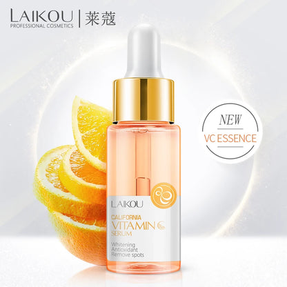 LAIKOU 17ML Japan Sakura Serum Nourish Essense Oil Control Pure 24K Gold Vitamin C Hyaluronic Acid Moisturing Skin Care Facecare