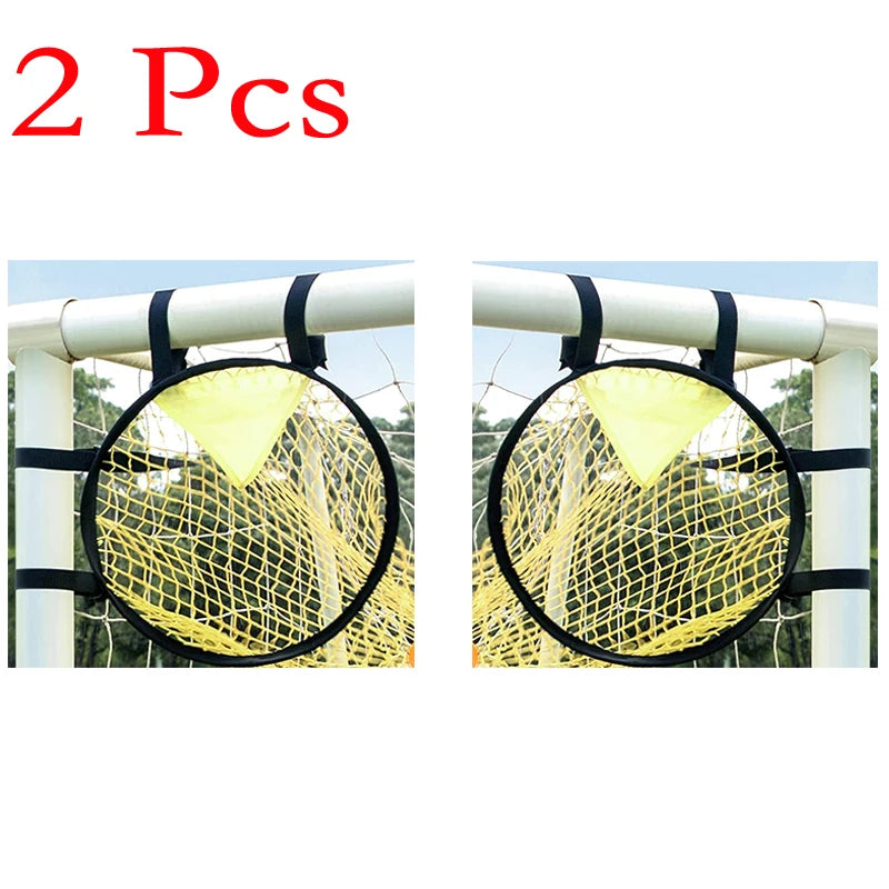 1/2pcs Football Target Net Foldable Football Training Net Easy to Attach and Detach Soccer Goal for Football Training Practice