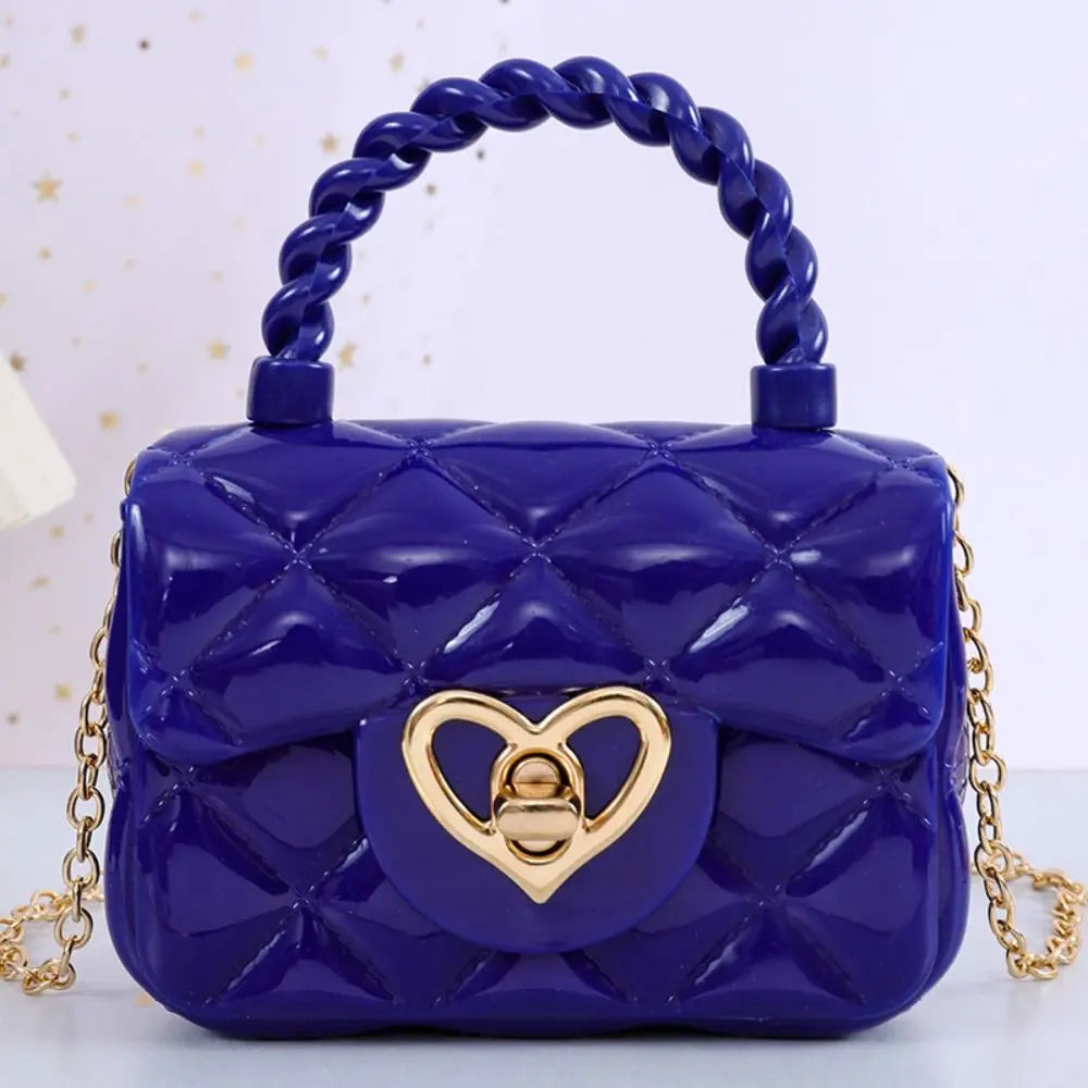 PU Mini Shoulder Bags New Heart Coin Wallets Handbags Women Girls