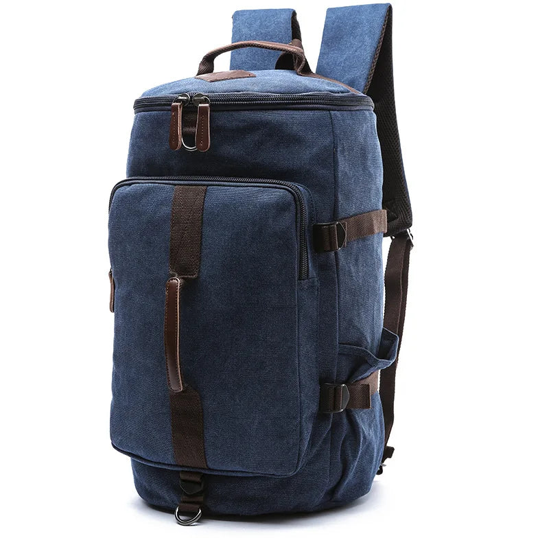 Men's Luggage Backpack Canvas Travel Bags Brand Large Capacity Luggage Bags Weekend Bags Travel Men Large capacity Duffel