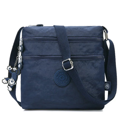 TEGAOTE Summer Men Women Shoulder Messenger Bag Small Cross Body Phone Purse Lightweight Blue Grey Black Red Purple M0910